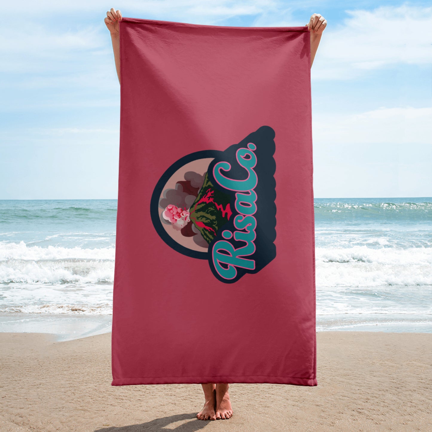 Firedancer Beach Towel